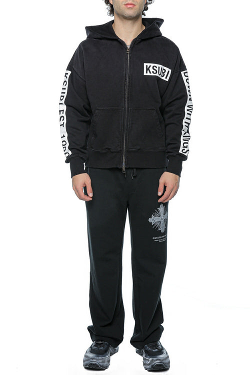 Hanorac Ksubi Kings Halen Zip Hoodie