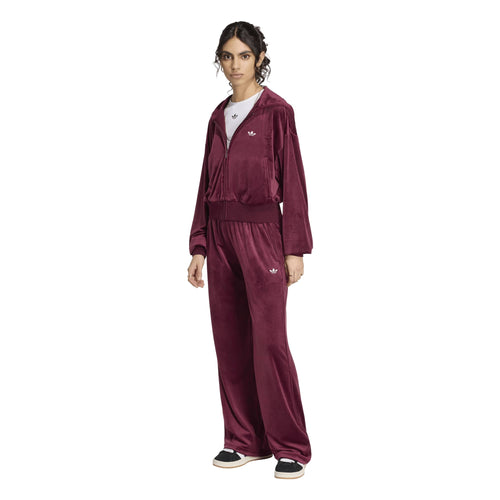 Hanorac adidas Originals Essentials Velour Track Top