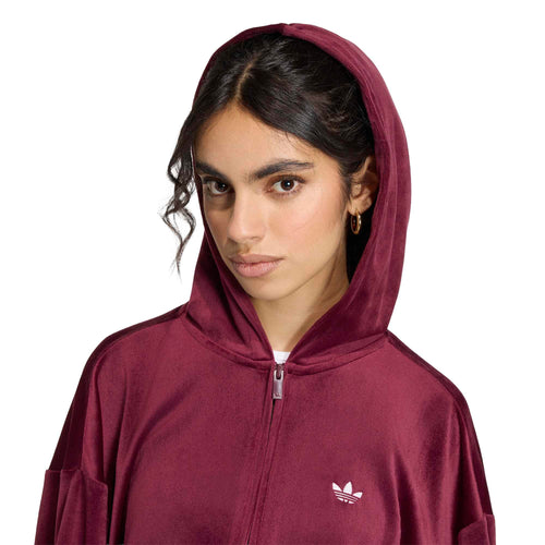 Hanorac adidas Originals Essentials Velour Track Top