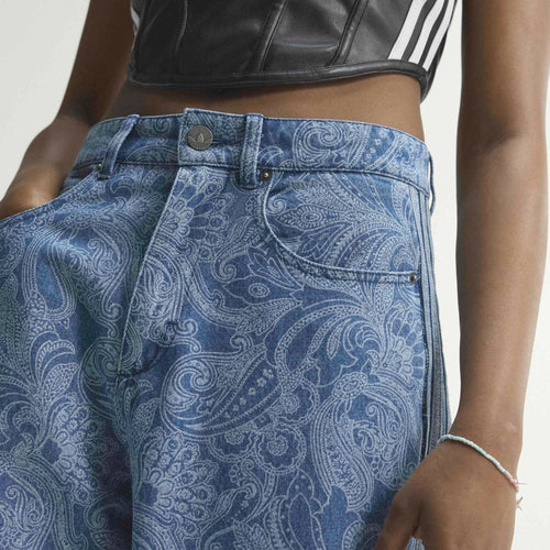 Jeans adidas Originals Adidas Liberty London Firebird Mid Rise Straight Denim
