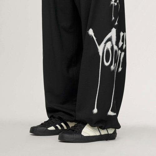 Pantaloni Y-3 Chito Graphic Wide Wool