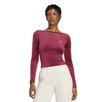 Bluza adidas Originals Essentials Velour Scooped Back Ls
