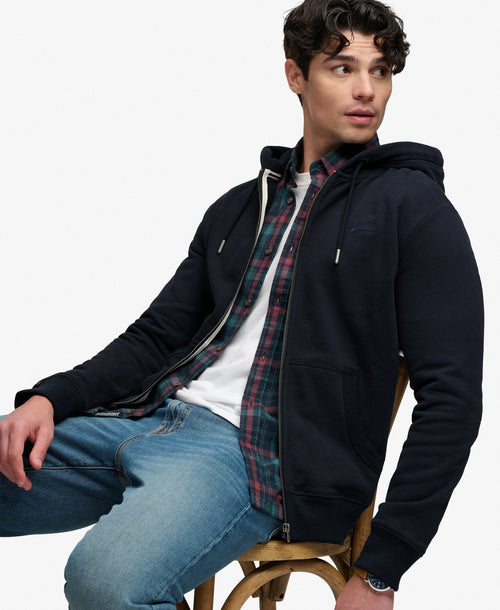 Hanorac Superdry Essential Logo Zip Hoodie Hb