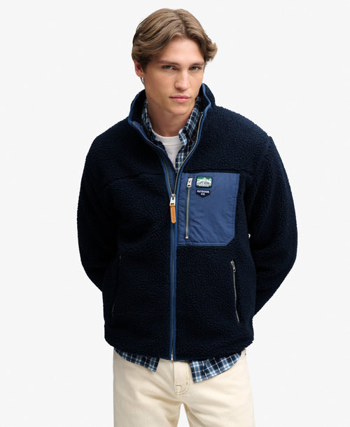 Jacheta Superdry Vintage Retro Full Zip Fleece