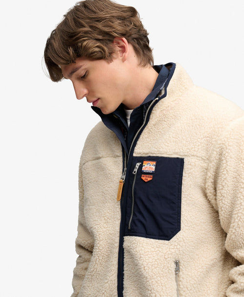 Jacheta Superdry Vintage Retro Full Zip Fleece