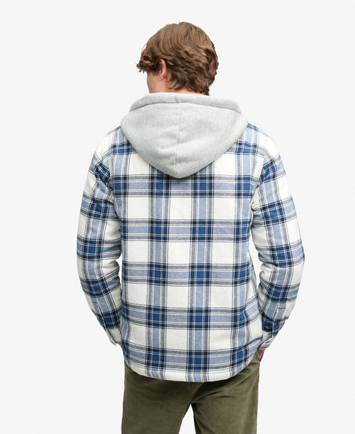 Camasa Superdry Borg Lined Hooded Overshirt