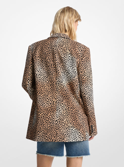 Jacheta Michael Kors Cheetah 2Btn Mensy Blazer
