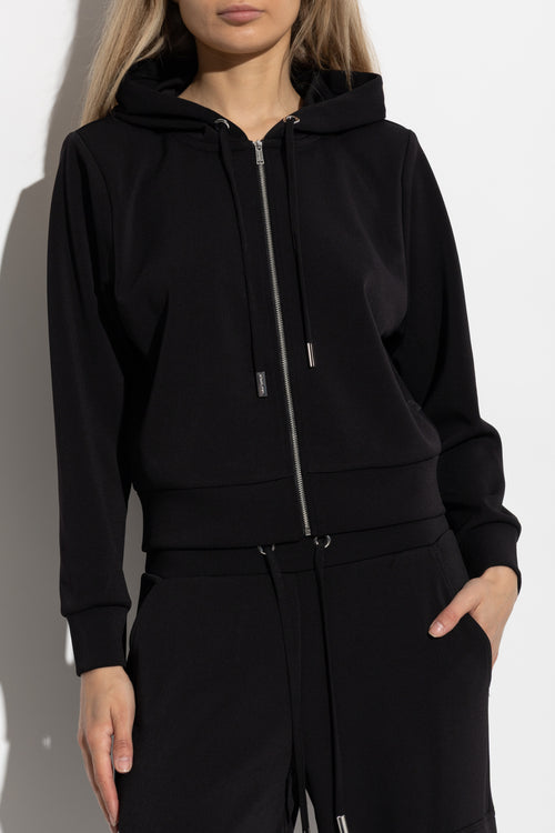 Hanorac Michael Kors Shldr Pad Crop Zip Hoodie