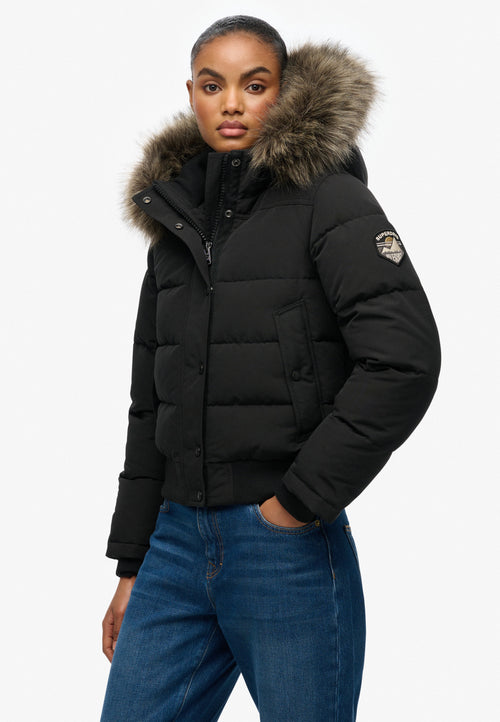 Jacheta down Superdry Everest Hooded Bomber Jkt