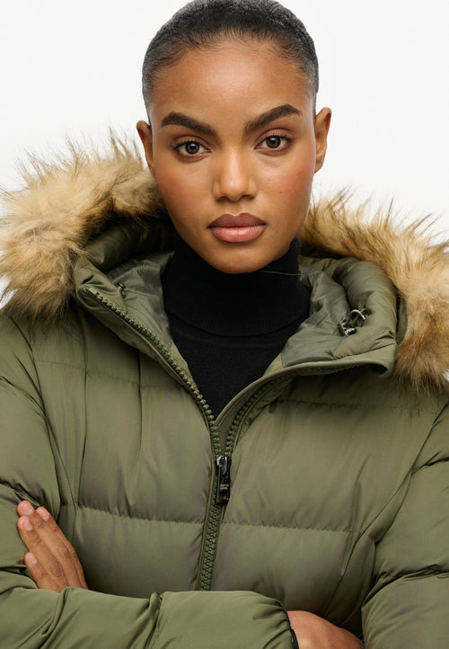 Jacheta down Superdry Fuji Belted Puffer
