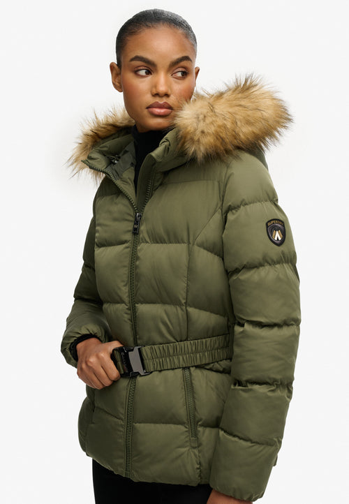 Jacheta down Superdry Fuji Belted Puffer