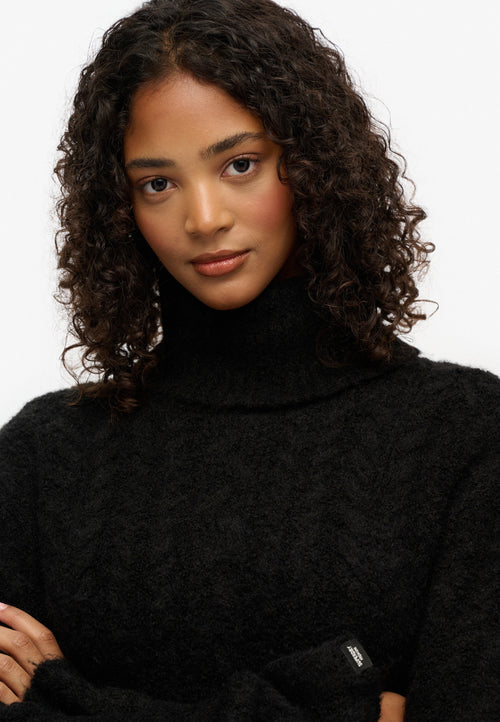 Bluza Superdry Cable Roll Neck Jumper
