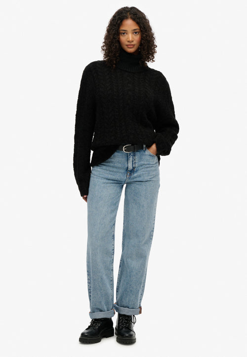 Bluza Superdry Cable Roll Neck Jumper