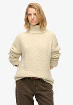 Bluza Superdry Cable Roll Neck Jumper