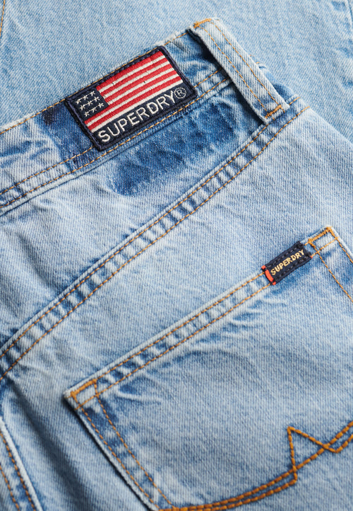 Fusta Superdry Denim Split Maxi