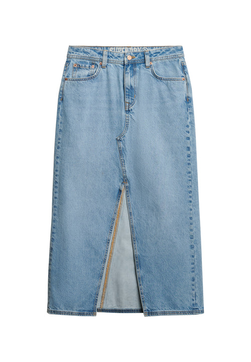 Fusta Superdry Denim Split Maxi