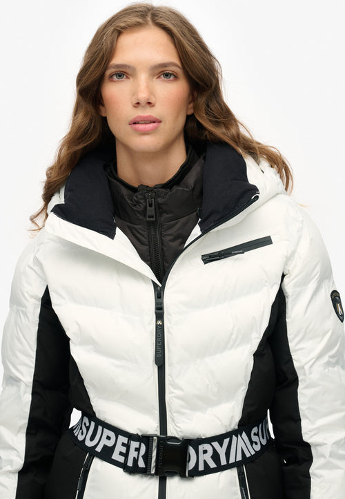 Jacheta down Superdry Luxe Belted Ski Padded