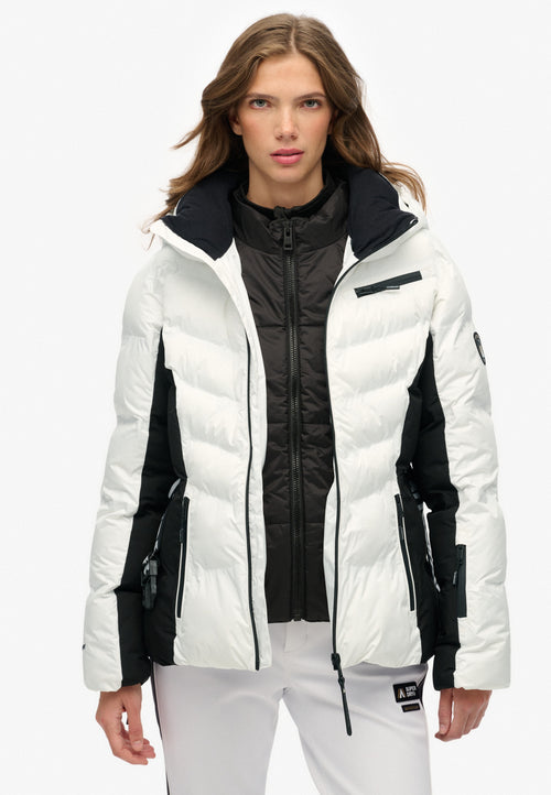 Jacheta down Superdry Luxe Belted Ski Padded