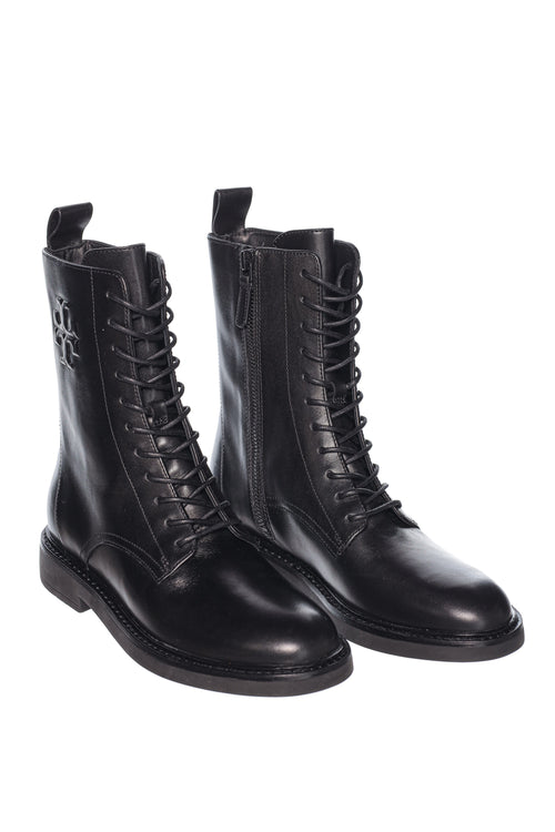 Gheata Tory Burch Double T Combat Boot