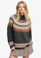Pulover Superdry Fairisle High Neck