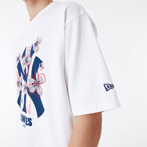 Tricou New Era Mlb Floral Logo