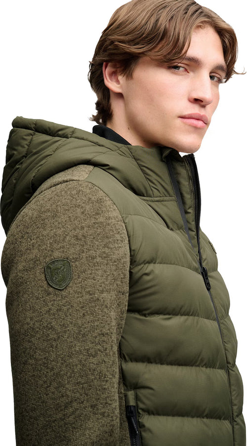 Jacheta Superdry Hooded Storm Knit Hybrid