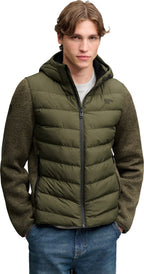 Jacheta Superdry Hooded Storm Knit Hybrid