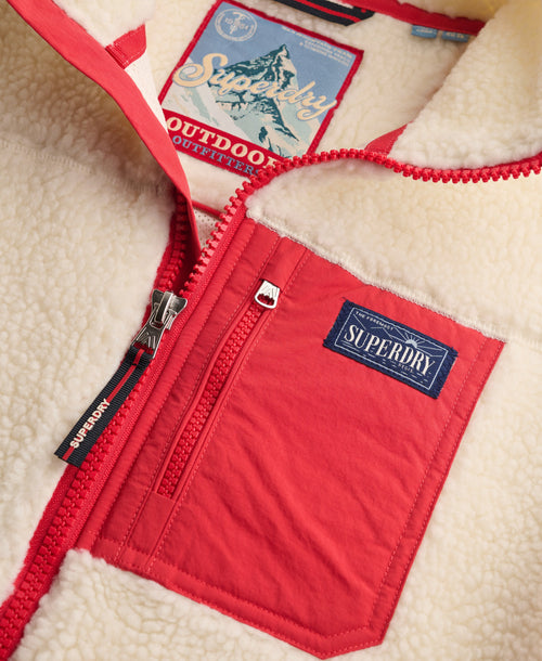 Hanorac Superdry Heritage Zip Through Fleece