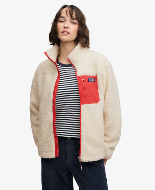 Hanorac Superdry Heritage Zip Through Fleece