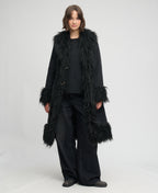 Palton Superdry Long Afghan
