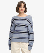 Pulover Superdry Slouchy Brushed Stripe Knit