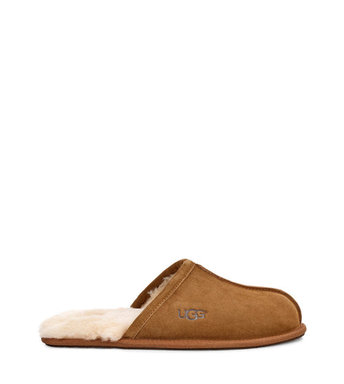 Papuci unisex din piele intoarsa UGG Scuff