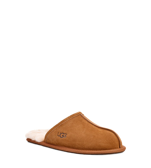 Papuci unisex din piele intoarsa UGG Scuff