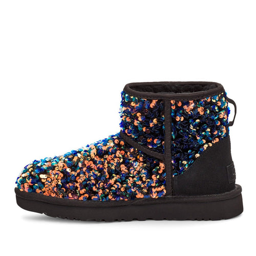 Cizme cu paiete Classic Mini Stellar Sequin UGG