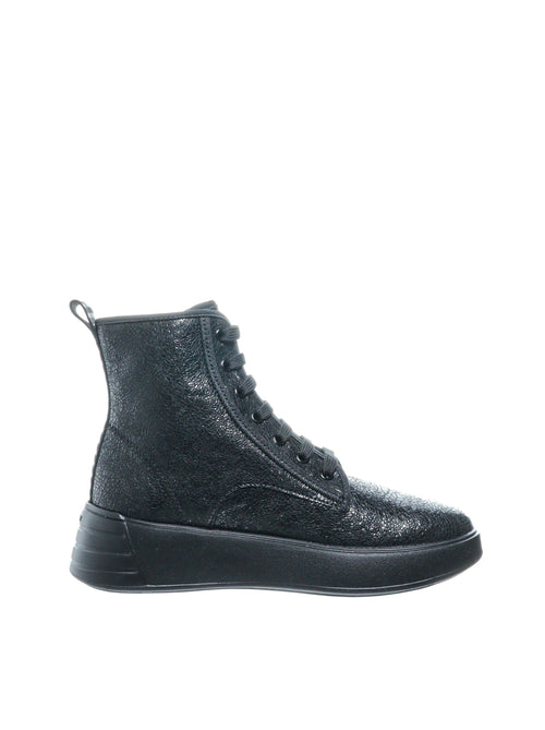 Ghete din piele cu aspect lucios Rebel Hogan
