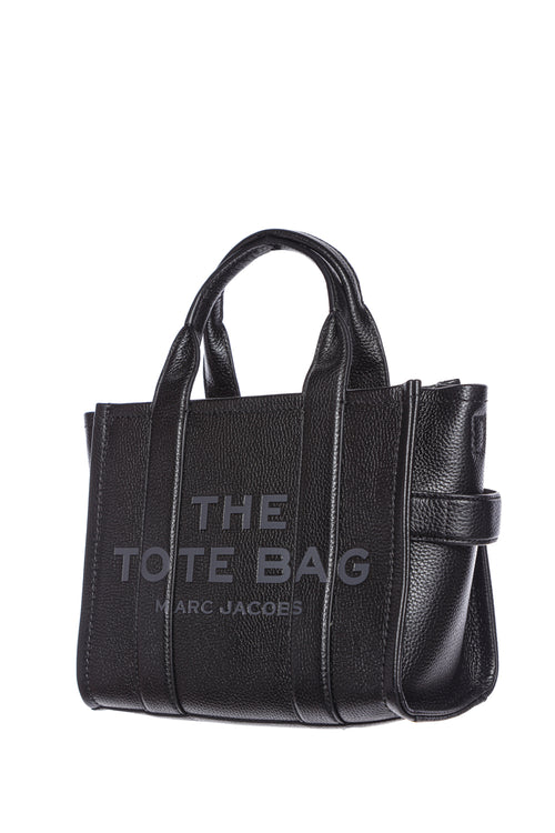 Geanta de piele The Leather Mini Tote Marc Jacobs
