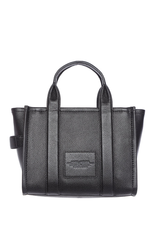 Geanta de piele The Leather Mini Tote Marc Jacobs