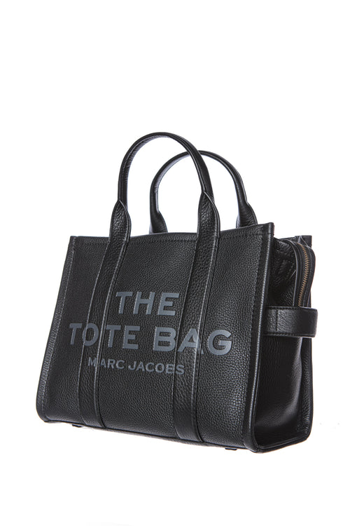 Geanta de piele The Leather Small Tote Marc Jacobs