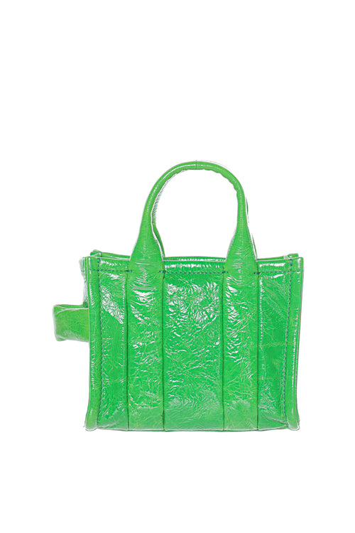 Geanta THE SHINY CRINKLE MICRO TOTE Marc Jacobs