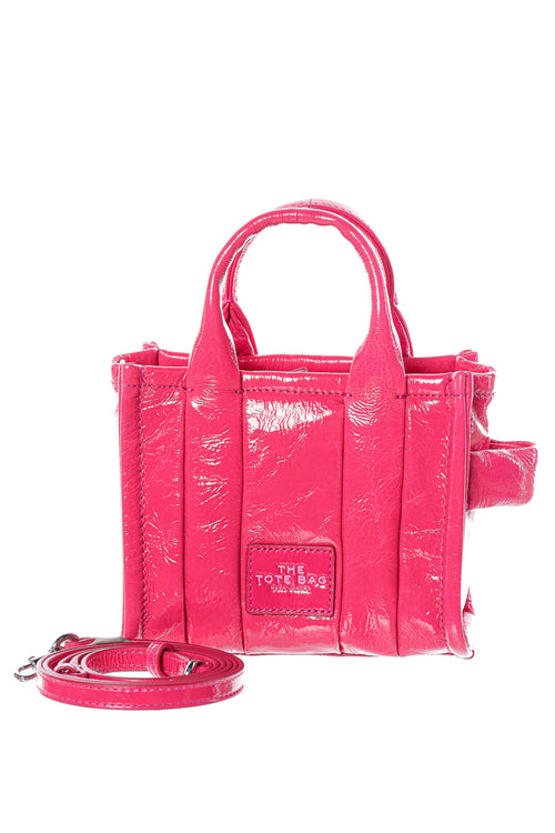 Geanta THE SHINY CRINKLE MICRO TOTE Marc Jacobs