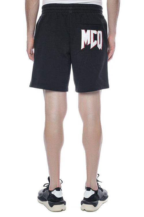Pantaloni scurti MCQ cu buzunare si imprimeu