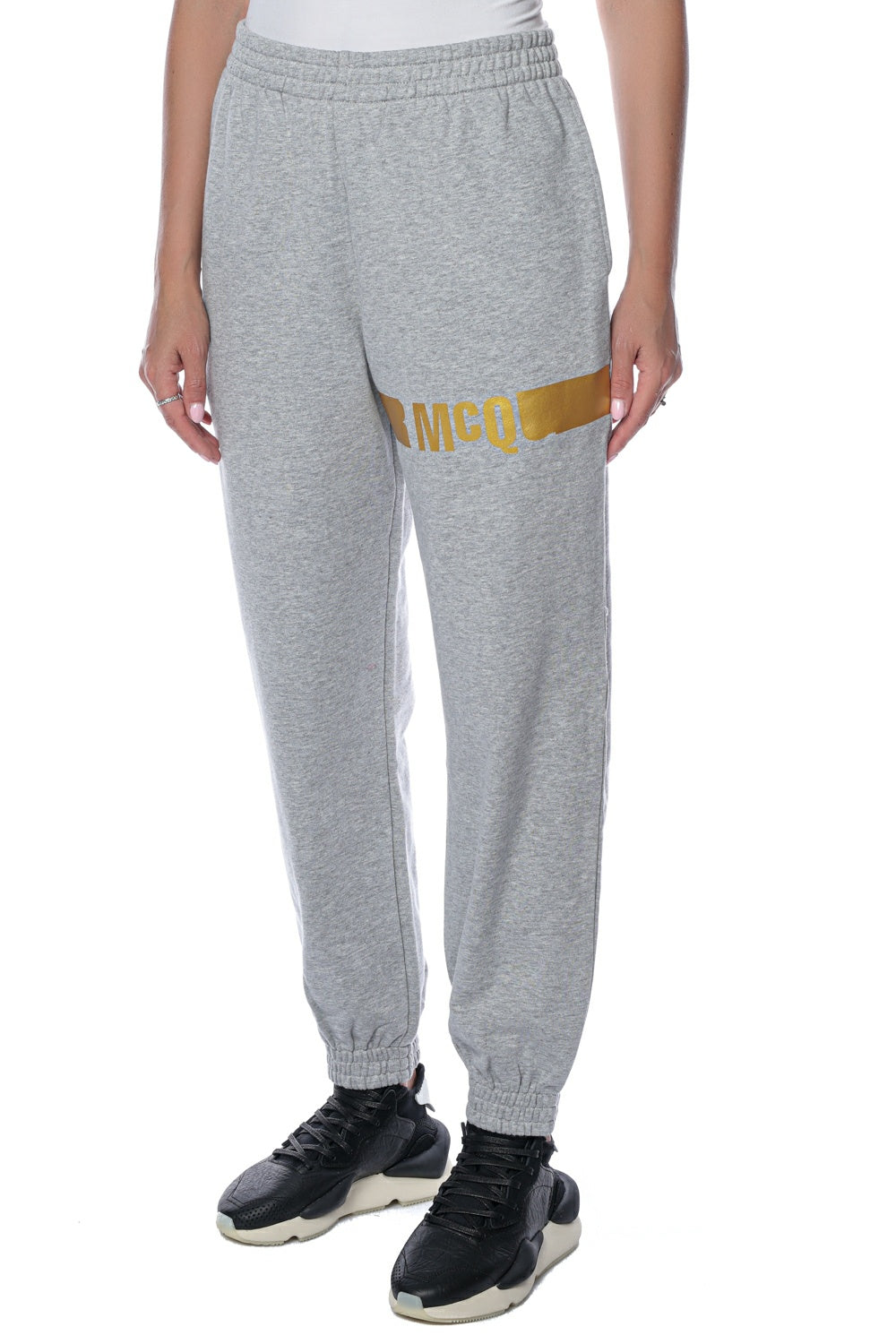 Pantaloni sport MCQ cu imprimeu cu logo