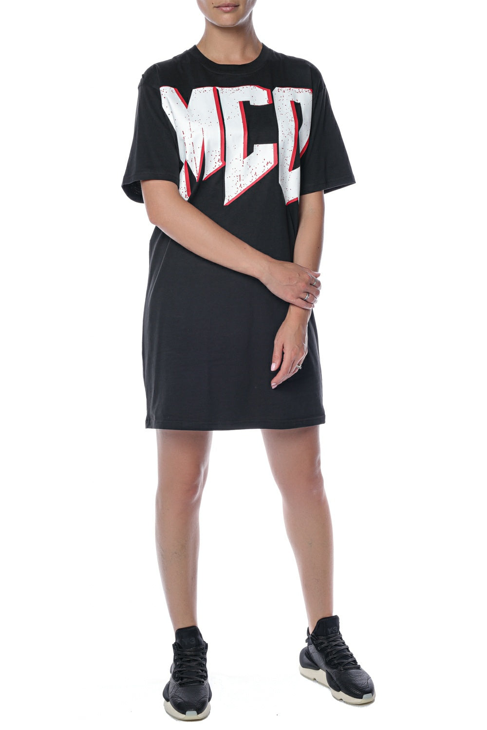 Rochie tricou MCQ cu imprimeu cu logo - 1