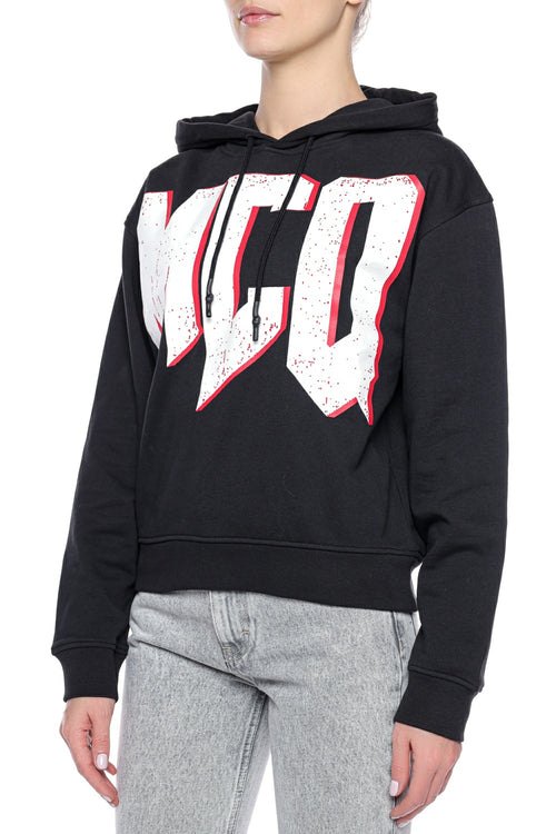 Hanorac cu imprimeu cu logo MCQ