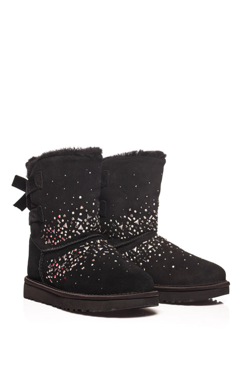 Cizme Negre cu aplicatii Classic Galaxy Bling Short UGG AUSTRALIA