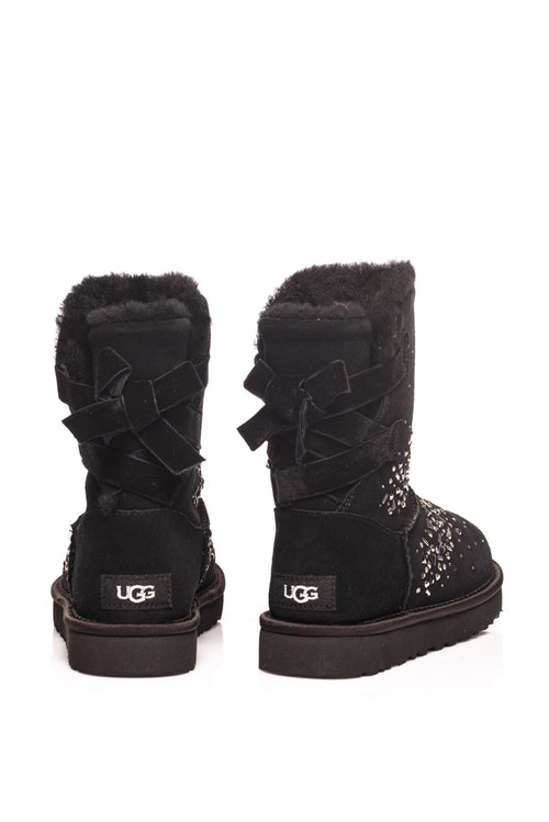 Cizme Negre cu aplicatii Classic Galaxy Bling Short UGG AUSTRALIA