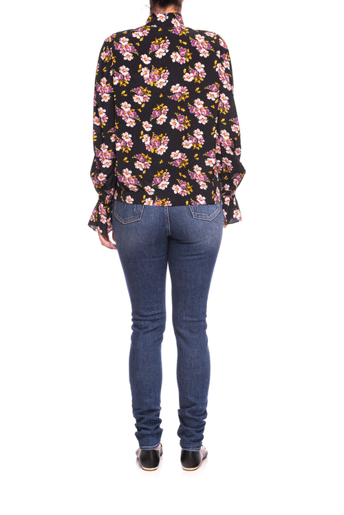 Bluza din matase Tabbi Peonies Show Zadig & Voltaire