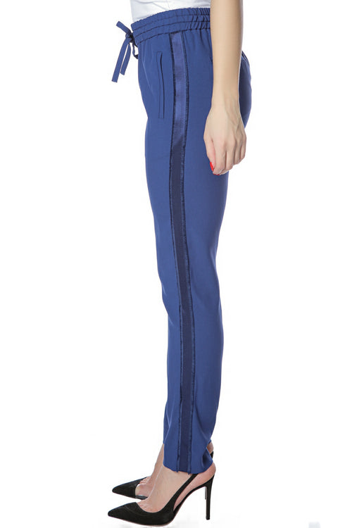 Pantaloni cu vipusca Parono Crepe Zadig & Voltaire