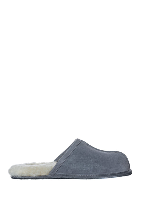 Papuci din piele intoarsa Scuff UGG Gri