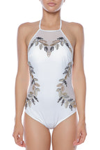 Costum de baie cu margele si paiete Eros Gottex